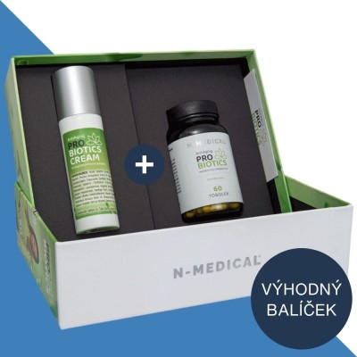 N-Medical Antiaging Probiotics 60 tobolek + krém | Komplexní péče