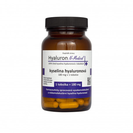 Hyaluron N-Medical 100% čistá kyselina hyaluronová v tobolkách