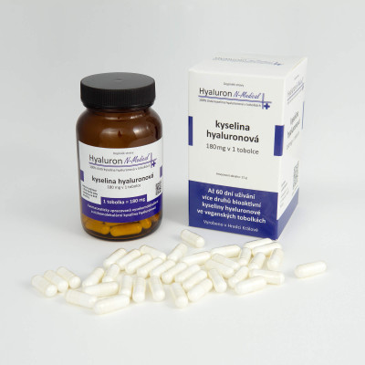 Hyaluron N-Medical 100% čistá kyselina hyaluronová v tobolkách