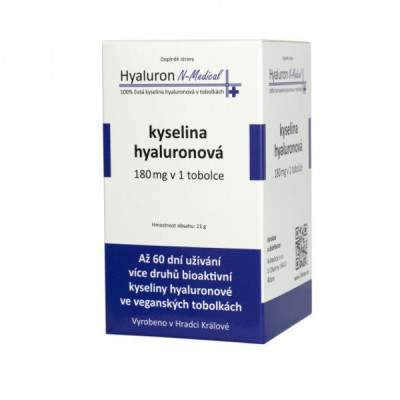 Hyaluron N-Medical 100% čistá kyselina hyaluronová v tobolkách