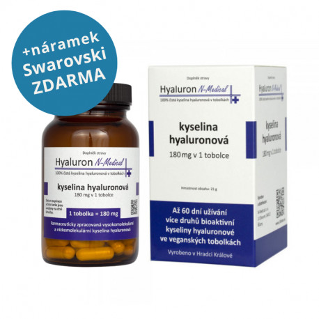 Hyaluron N-Medical 100% čistá kyselina hyaluronová v tobolkách