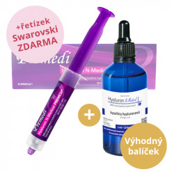 Zvýhodněná sada Hyaluron N-Medical - 100% kyselina hyaluronová + PREMEDI