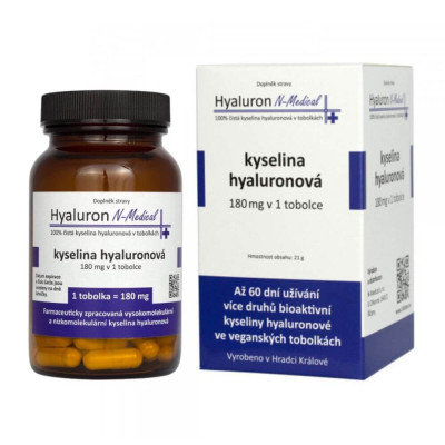 Hyaluron N-Medical 60 tobolek - 100% kyselina hyaluronová