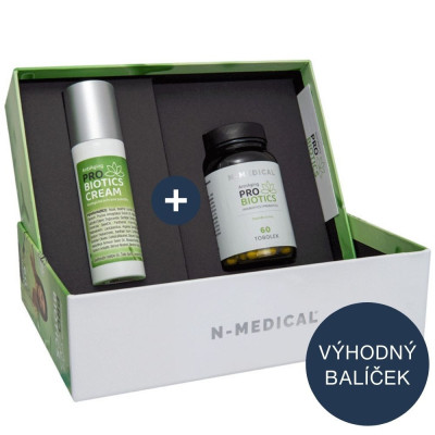 N-Medical Antiaging Probiotics 60 tobolek + krém | Komplexní péče