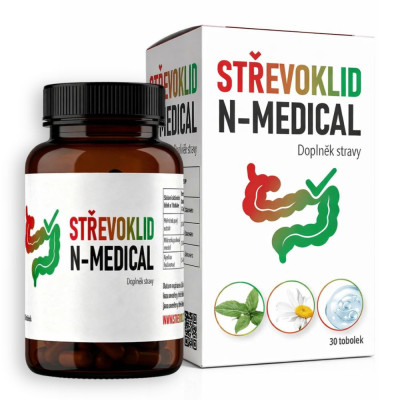STŘEVOKLID N-Medical® (30 tobolek) – Podpora zažívání (i u IBS)