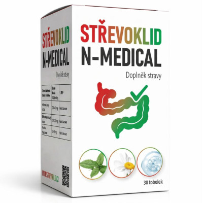 STŘEVOKLID N-Medical® (30 tobolek) – Podpora zažívání (i u IBS)