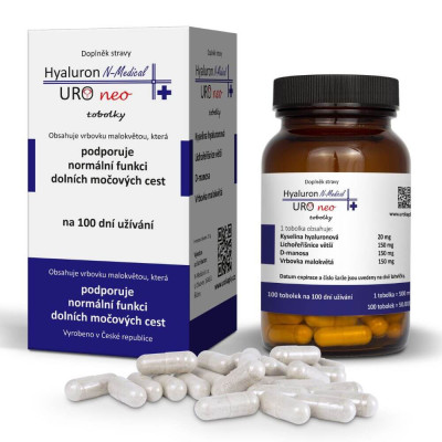 Hyaluron N-Medical URO neo 2×100 tbl - balení na 6 měsíců | N-Medical
