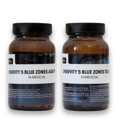 LONGEVITY 5 Blue zones N-Medical | Esence dlouhověkosti