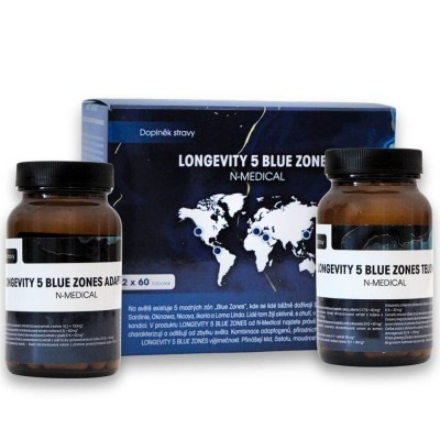 LONGEVITY 5 Blue zones N-Medical | Esence dlouhověkosti