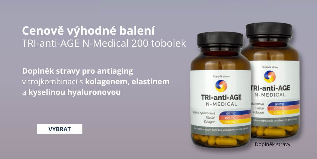 Doplněk stravy TRI-anti-AGE N-Medical 200 tobolek